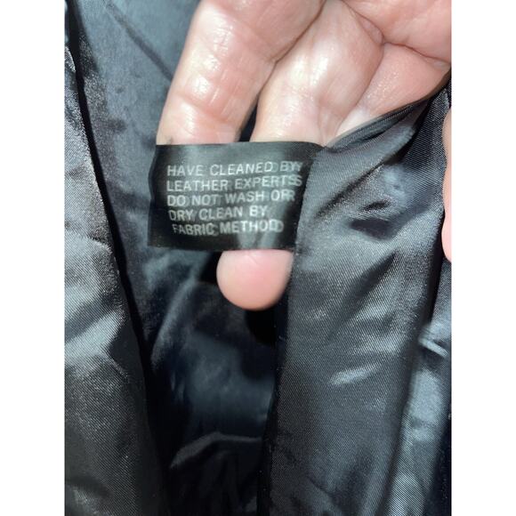 Vanna White Women’s Black/Purple Suede Leather Fringe Blazer Jacket - Size 14 - Picture 3 of 14